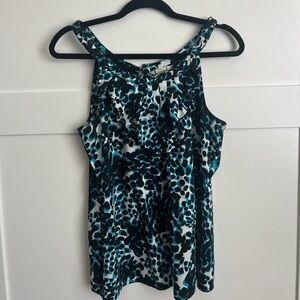 💛Buy Two, Get One💛 Banana Republic Blue and Black Dot Blouse